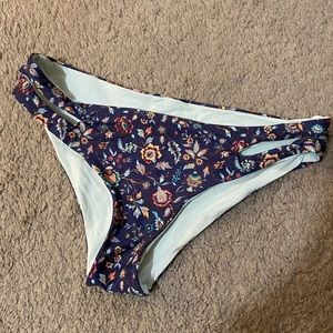 Blue floral bottoms